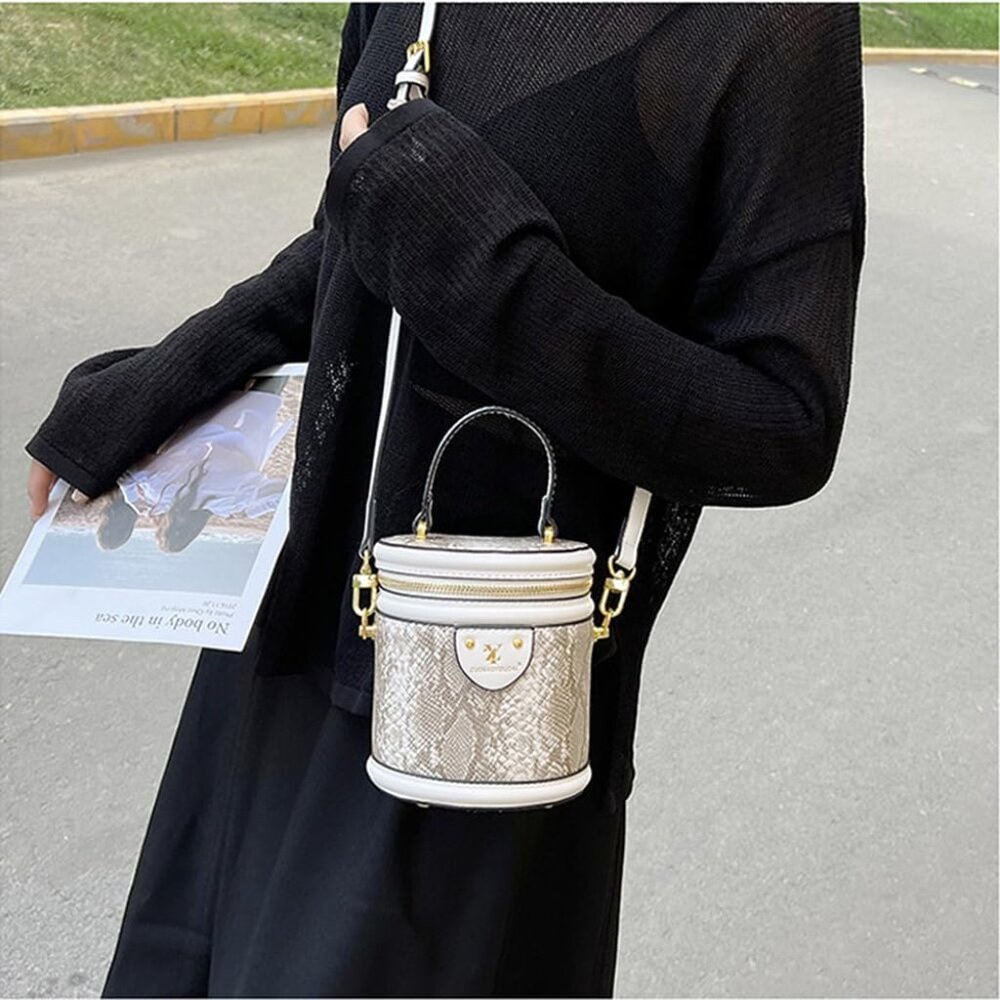 Quilted Lattice Crossbody Shoulder Bags for Women Small Tote Square Satchel Hand - Picture 5 of 5